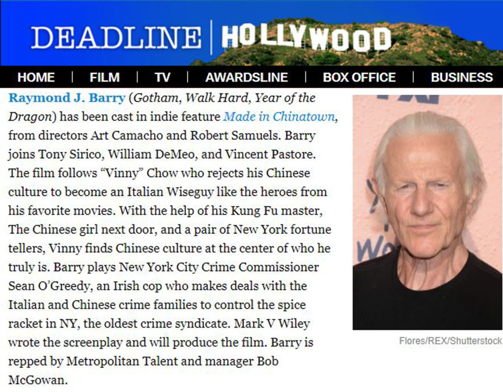 deadline Hollywood - Made in Chinatown