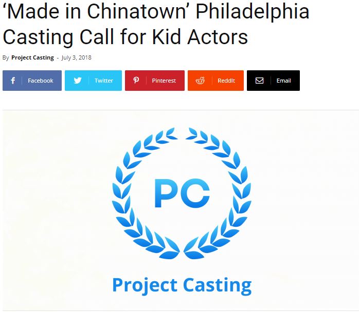 Project Casting - Made in Chinatown
