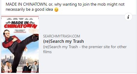 Search My Trash - Made in Chinatown film review